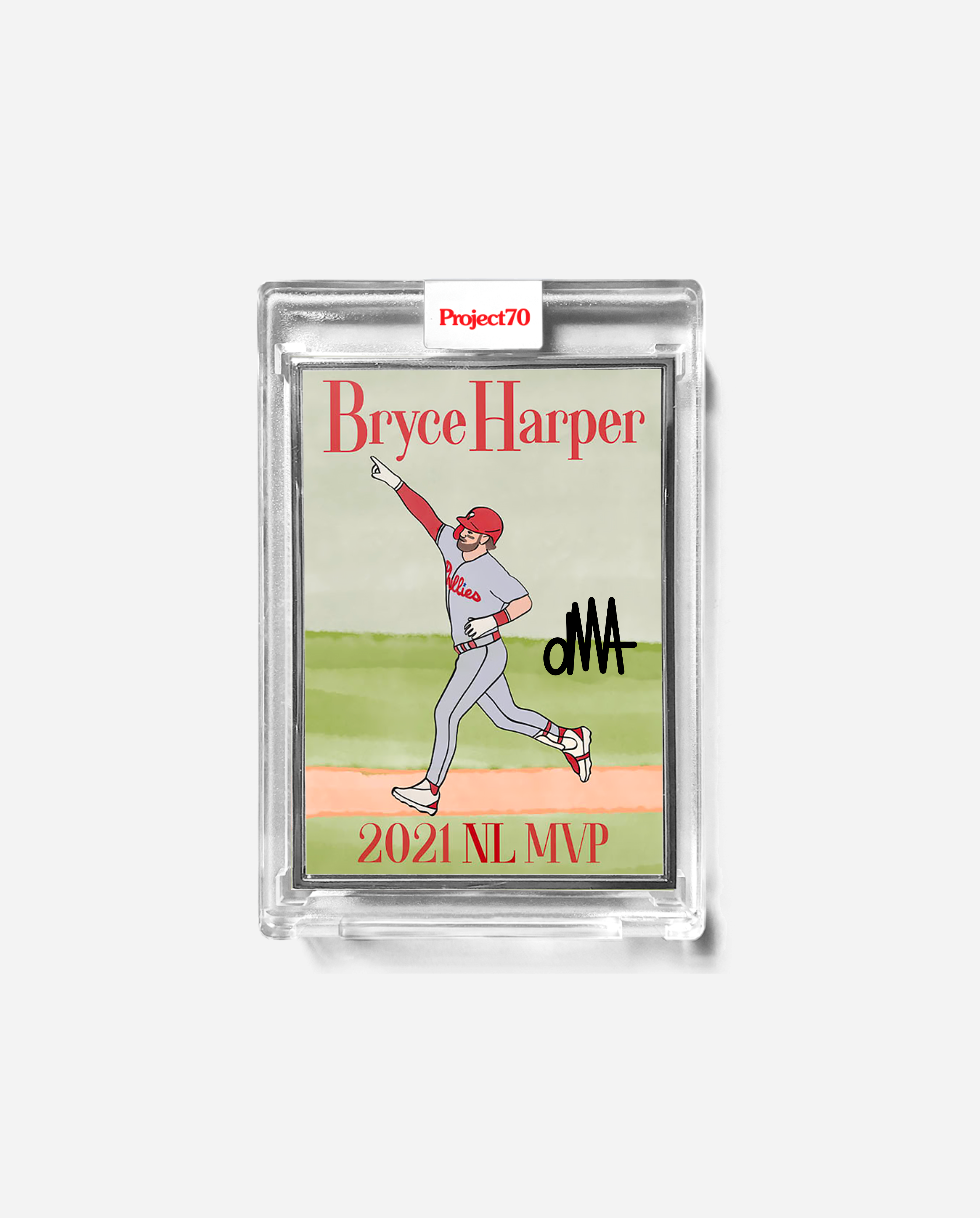 Bryce Harper x oMA x Topps Project 70 Autographed Card (ARTIST PROOF)