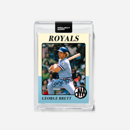 George Brett x oMA x Topps Project 2020 Autographed Card