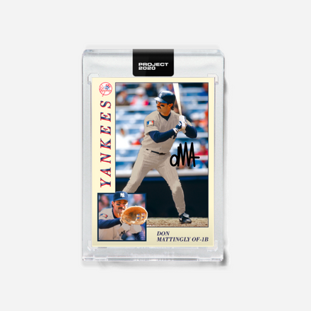 Don Mattingly x oMA x Topps Project 2020 Autographed Card