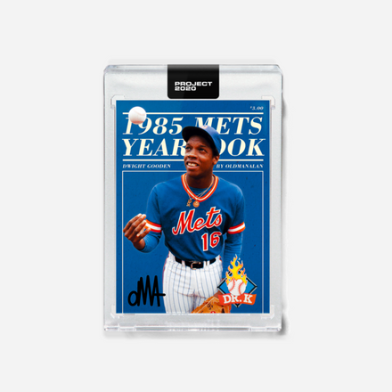 Dwight Gooden x oMA x Topps Project 2020 Autographed Card