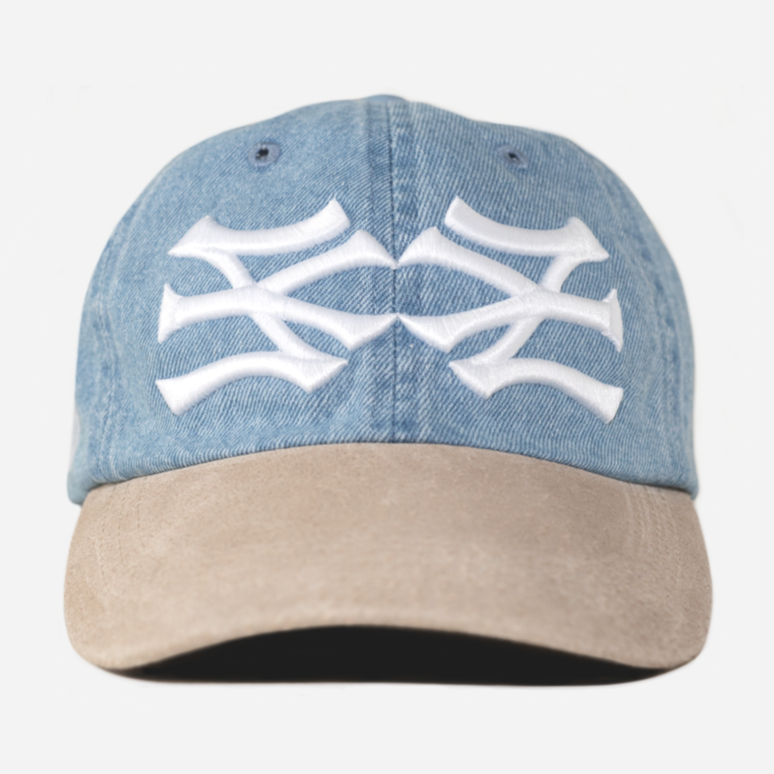 NY NY HAT (LIGHT DENIM/SUEDE) – oMA DESIGN STUDIOS