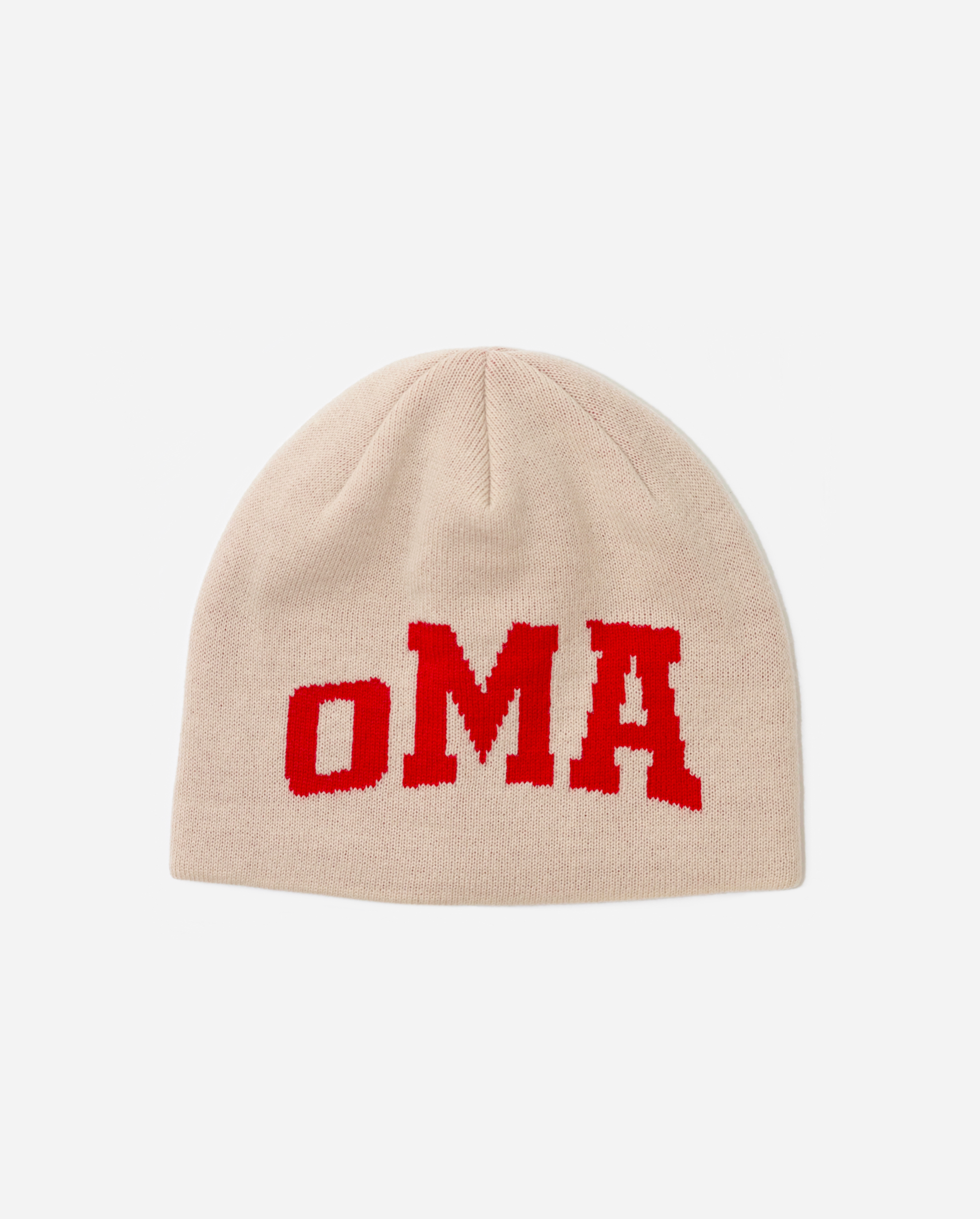 oMA ARCH SKULL CAP (CREAM/RED)