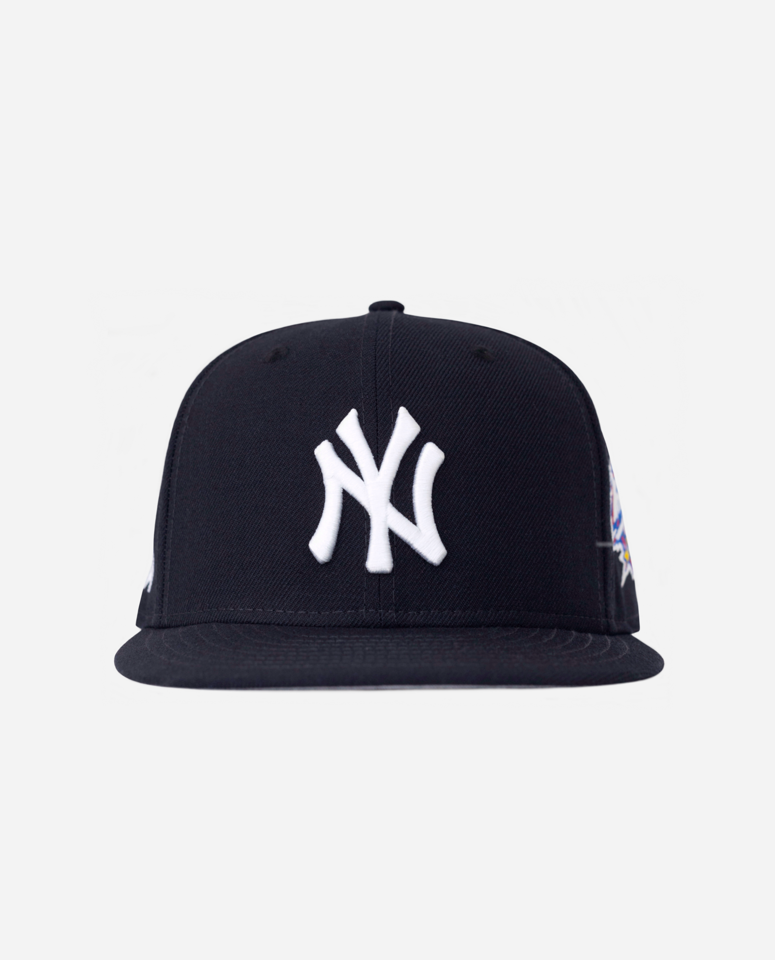 oMA NEW YORK 1998 WORLD SERIES FITTED HAT NAVY / WHITE