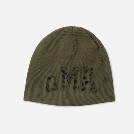 oMA STUDDED SKULL CAP (ARMY/BLACK)